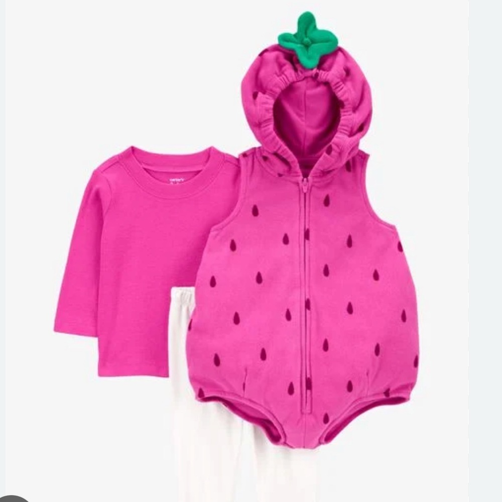 Carter's Pink Strawberry 🍓 Costume